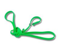 Jim Hodges Dog Training Gummy K9 Biothane Slip Leash for Training, Grooming, Veterinarians and Kennels - Waterproof, Odor-Free, Rust-Proof Stainless Steel Hardware - Lead Made in USA (Green) (5/8)