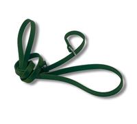 Jim Hodges Dog Training Gummy K9 Biothane Slip Leash for Training, Grooming, Veterinarians, Kennels - Waterproof, Rust Proof, Easy Wash, No Odor, SS Hardware - Lead Made in USA (Dark Green) (5/8)