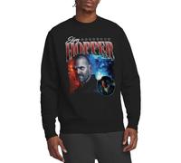 Jim Hopper Homage Unisex Sweatshirt, Black, Medium