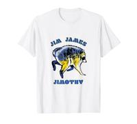 Jim James Jimothy Pop Art Raccoon Design Value Graphic T-Shirt, Men, White, L
