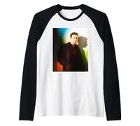 Jim Kerr Simple Minds Portrait By AJ Barratt Raglan Baseball Tee