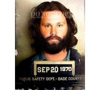 Jim Morrison Mugshot Photograph 8 X 10 | Magnificent 1970 Mug Shot Portrait | American Music Icon | The Doors | Vintage Memorabilia | Busted In Dade County | Legendary Florida Arrest Picture | 8X10