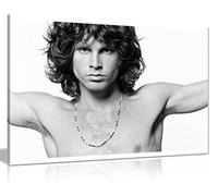 Jim Morrison Music Canvas Wall Art Picture Print (18x12in)