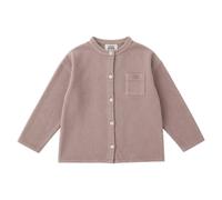 Jim Shirt in Ribbed Organic Cotton Velvet Taupe brown 3 years