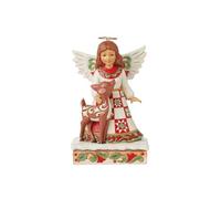 Jim Shore Christmas Angel With Deer Figurine