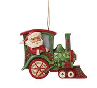 Jim Shore Santa Train Ho Hanging Ornament