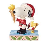 Jim Shore Snoopy & Woodstock Santa Christmas 6015039