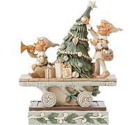 Jim Shore Woodland Elves with Tree Train Car Christmas Figurine 6008859