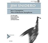 Advance Music Book Jazz Conception – Alto & Baritone Saxophone with Downloadable Audio