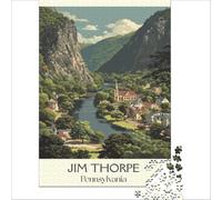 Jim Thorpe, PA jigsaw 1000 pieces for adults | perfect indoor activity for cosy weekends at home when the weather outside turns cold and wet to enjoy at home50x75cm