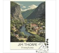 Jim Thorpe, PA Puzzles for Adults 1000 Piece | a cosy activity to enjoy on cold dark winter evenings at home with the heating on and a soft blanket38x52cm