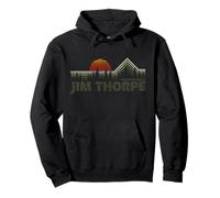 Jim Thorpe Pennsylvania Retro Nature Pullover Hoodie