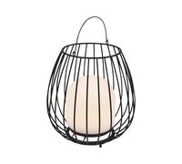 Nordlux Jim to Go Outdoor Portable Light/Recharable Lamp Black Metal, Intergrated LED Day & Night Sensor-Porch, Patio, Garden, Garage, or Entrance. IP54, Class 3 (SELV)