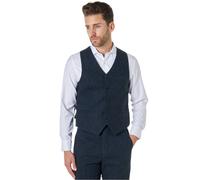 JIM Tweed Waistcoat - Stylish Vintage Elegance XPOSED Blue 46