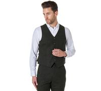 JIM Tweed Waistcoat - Stylish Vintage Elegance XPOSED Green 42