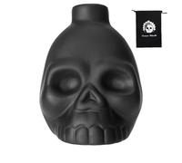 JIMACRO Aztec Death Whistle, 125+Db Aztec Scream Whistle with Bag, Death Scream Whistles for Halloween & Mexican Festival of the Dead Celebrations Collectible Gift(Black)