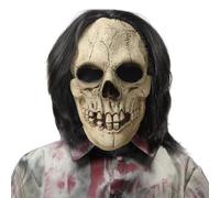 JIMACRO Halloween Skull Mask, Halloween Scary Masks for Adult, Skull Mask Latex forHalloween Cosplay Haunted House Props