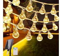 JIMACRO Solar Lights Outdoor Garden, 11.5M/37.73ft 20 Bulbs Garden Lights Solar Powered Waterproof Solar String Lights for Home, Yard, Patio, Party, Wedding