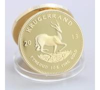 JimAndAlice Random Year South Africa Saudi Africa Krugerrand 1 oz Gold Coin Paul Kruger Token Value Collector's Coins