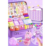 Jimcii Nano Tape Bubble Kit for Kids with Cute Bag, DIY Nano Tape Bubbles, Modern, Contemporary