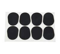Jimenez 8pcs Alto/Tenor Saxophone Sax Mouthpiece Patches Pads Cushions Black-0.8mm