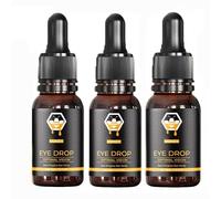 Jimerito Honey Eye Drops, Stingless Bee Honey Eye Drops, Natural Moisturising & Refreshing Relief, Clear Vision Support, Gentle Daily Care (3PCS)