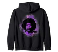 Jimi Hendrix_001_Back Printed Zip Hoodie