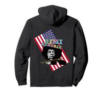Jimi Hendrix_702_Back Printed Pullover Hoodie