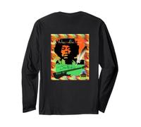 Jimi Hendrix_703_Back Printed Long Sleeve T-Shirt