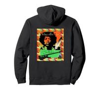 Jimi Hendrix_703_Back Printed Pullover Hoodie