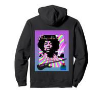 Jimi Hendrix_704_Back Printed Pullover Hoodie