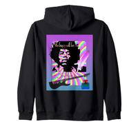 Jimi Hendrix_704_Back Printed Zip Hoodie