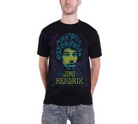Jimi Hendrix Are you Experienced 1967 T-Shirt in Black | Size: 2XL Jimi Hendrix Black 2XL