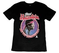 Jimi Hendrix are You Experienced? Cotton T-Shirt Black XL Short-Sleeved Crew Neck Jersey