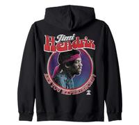Jimi Hendrix Are You Experienced Official 60s Rock Blues Alb Zip Hoodie