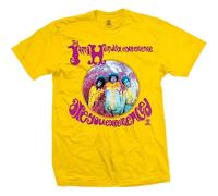 Jimi Hendrix are You Experienced T-Shirt Yellow L