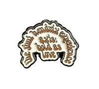 Jimi Hendrix Axis Bold As Love Badge in White Jimi Hendrix White