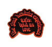 Jimi Hendrix Axis Bold As Love Sticker in Red Jimi Hendrix Red