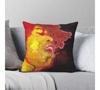 Jimi Hendrix Electric Ladyland Pillowcase Polyester Linen Velvet Pattern Zip Decorative Throw Pillow Case Bed Cushion Case