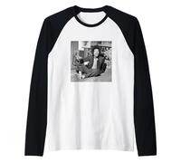 Jimi Hendrix Experience Guitarist Mayfair Flat Purple Haze Raglan Baseball Tee