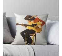 Jimi Hendrix Experience Pillowcase Polyester Linen Velvet Pattern Zip Decorative Pillow Case Car Cushion Cover