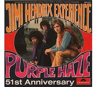 JIMI HENDRIX EXPERIENCE - purple haze / 51st anniversary 45 rpm single