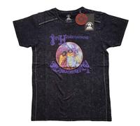 Jimi Hendrix Experienced Snow Wash T-Shirt in Black | Size: 2XL Jimi Hendrix Black 2XL