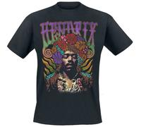 Jimi Hendrix Flower Power T-shirt black XL