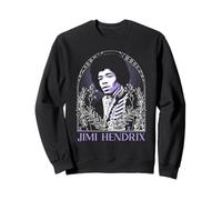 Jimi Hendrix Framed Illustration Tarot Vintage Band Sweatshirt
