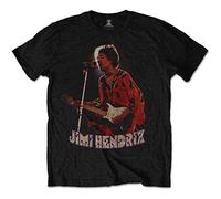 Jimi Hendrix JHXTS17MB04 T-Shirt, Orange, Large