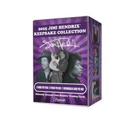 Jimi Hendrix Keepsake Premiere Collectors Box: 6 Packs Per Box, 4 Cards Per Pack, 1 Guaranteed Memorabilia Hit, Chase Laser Signagraphs, Die Cuts, Numbered Parallels, 275-Card Checklist