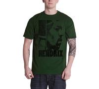Jimi Hendrix Let Me Live T-Shirt in Green | Size: XL Jimi Hendrix Green XL