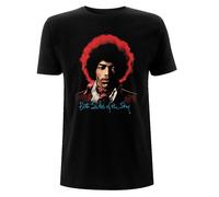 Jimi Hendrix Men's Both Sides Of The Sky T-Shirt in Black | Size: Small Jimi Hendrix Black S