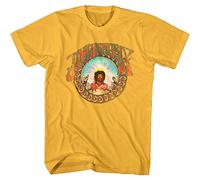 Jimi Hendrix - Mens Convoluted Tubing T-Shirt, Large, Ginger